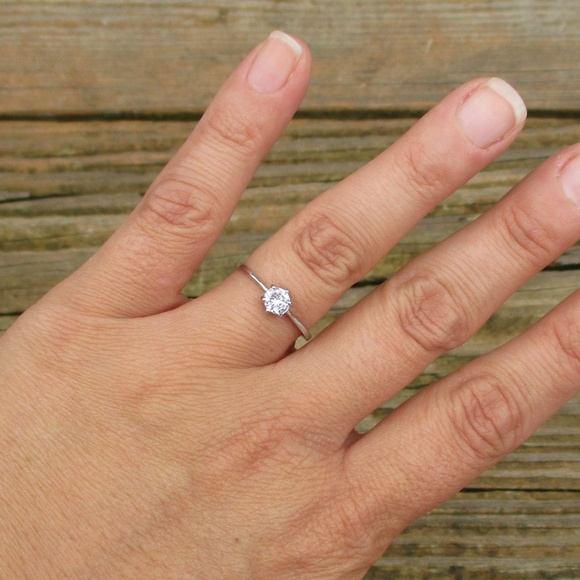 Jewelry - Cubic Zirconia Solitaire Ring